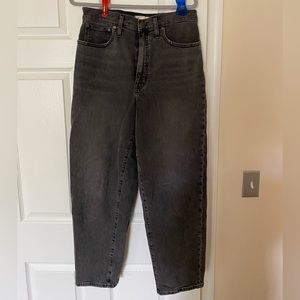 Madewell Washed Black Balloon Jeans